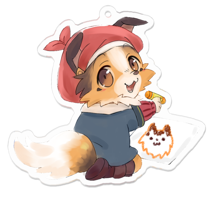 アクリルキーホルダー - 70 x 70 (mm)