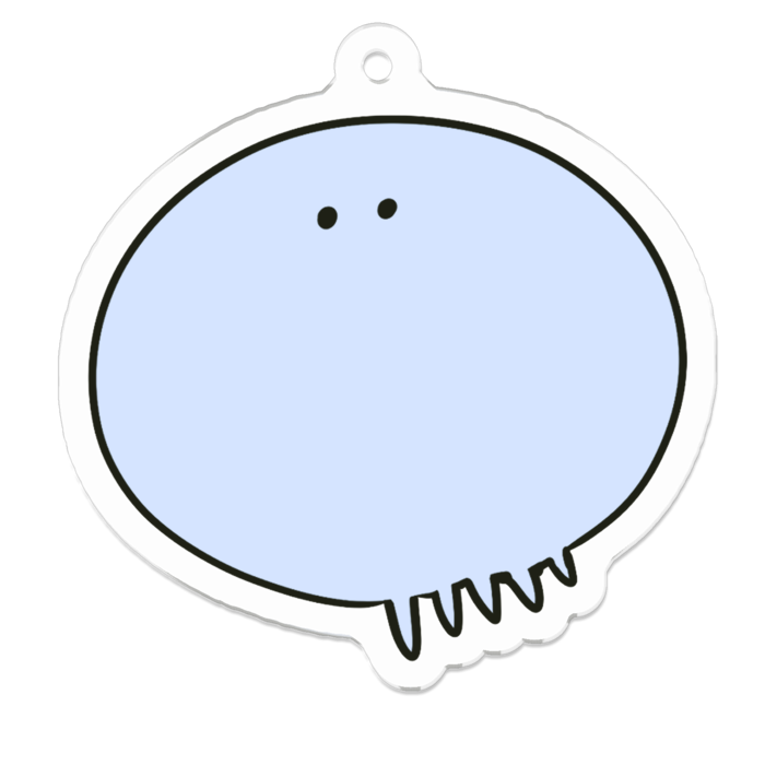 アクリルキーホルダー - 50 x 50 (mm)