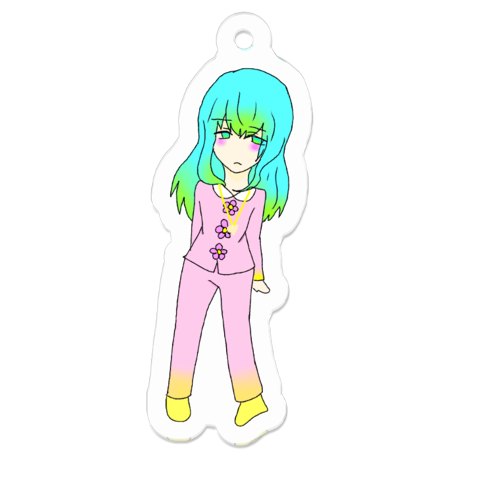 アクリルキーホルダー - 50 x 50 (mm)