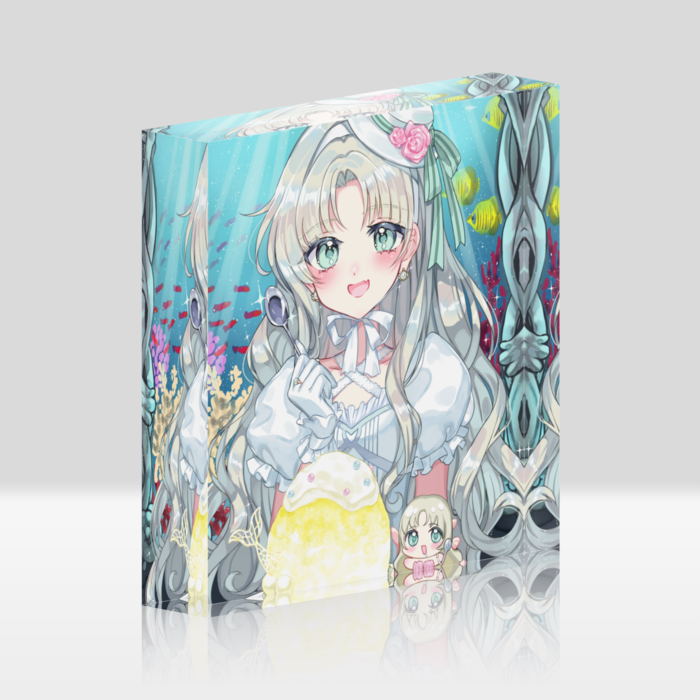 アクリルブロック - 100x100mm(1)