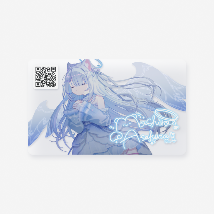 【布教用QRコード付き】アクリルカード