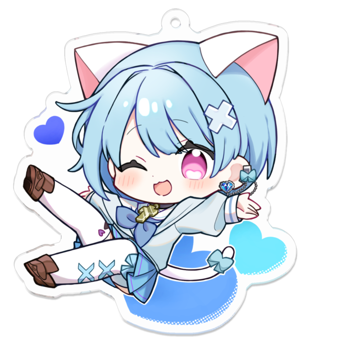 アクリルキーホルダー - 70 x 70 (mm)