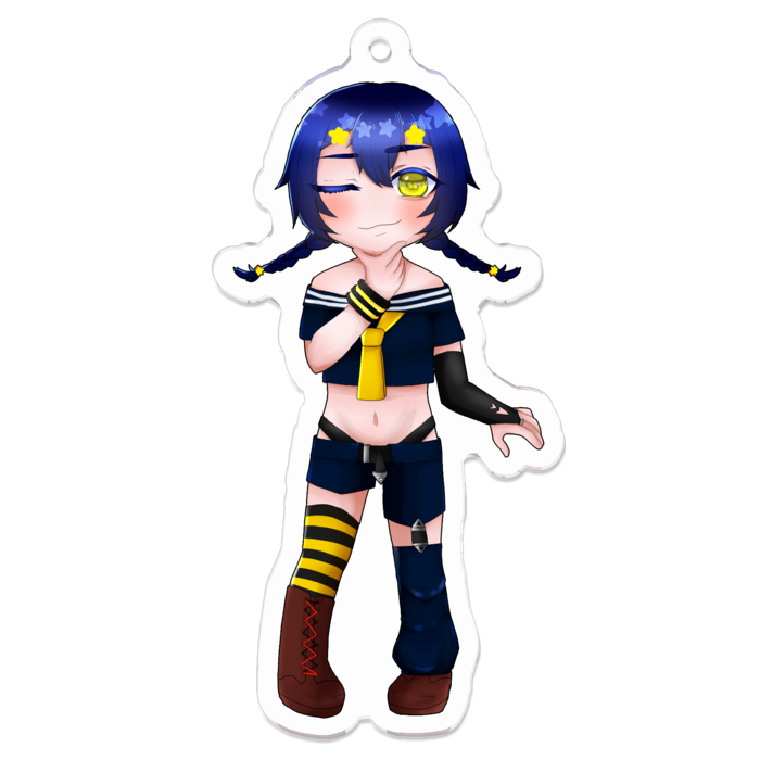 アクリルキーホルダー 中