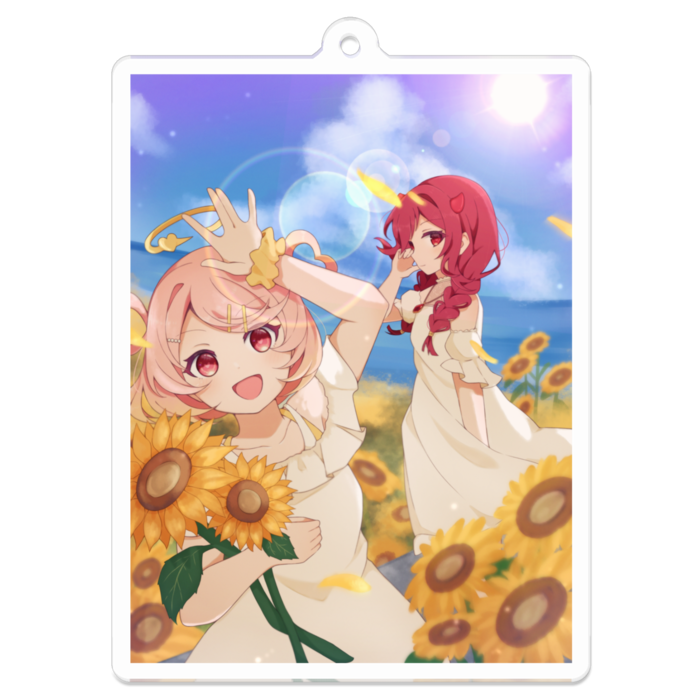 アクリルキーホルダー - 70 x 70 (mm)