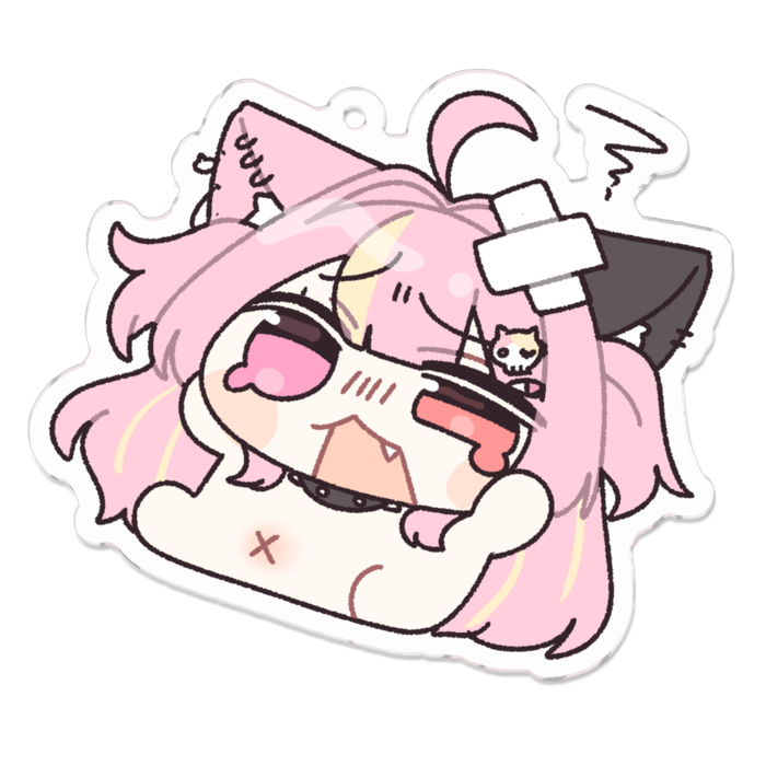 アクリルキーホルダー - 70 x 70 (mm)