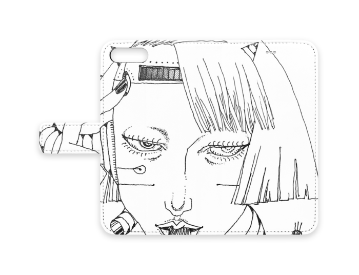 手帳型iPhoneケース - iPhone7 Plus - ストラップ穴 なし