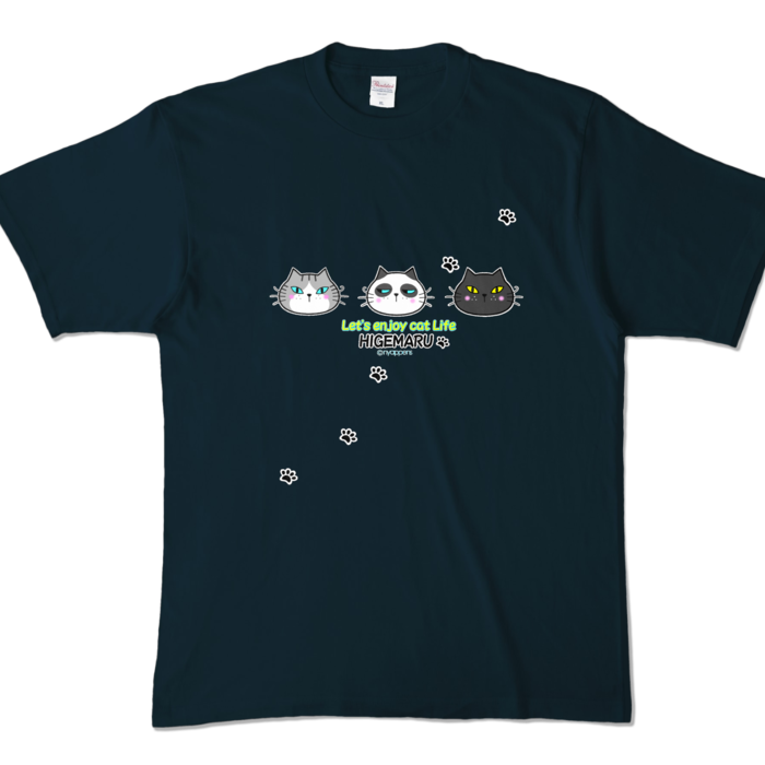 カラーTシャツ - XL - ネイビー (濃色)