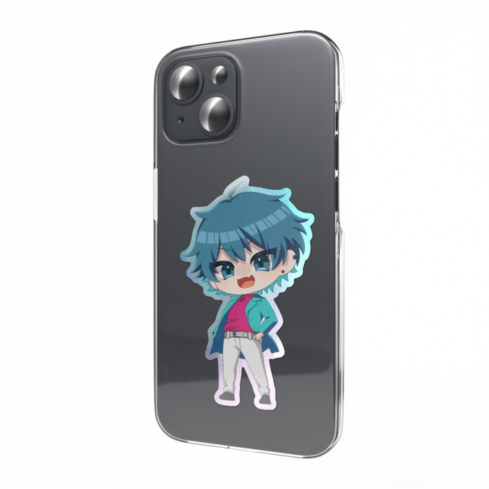 オーロラスマホステッカー - 縦