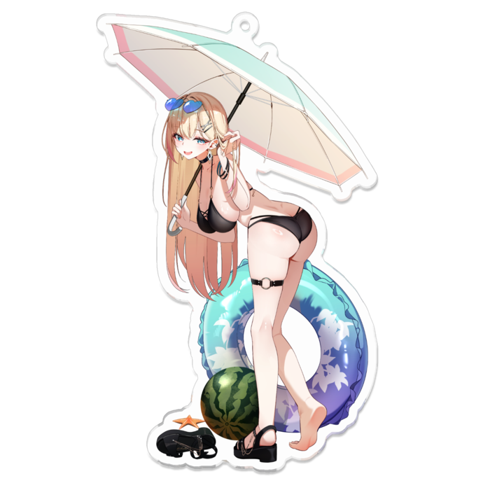 【100mm】アクリルキーホルダー（コーティング）