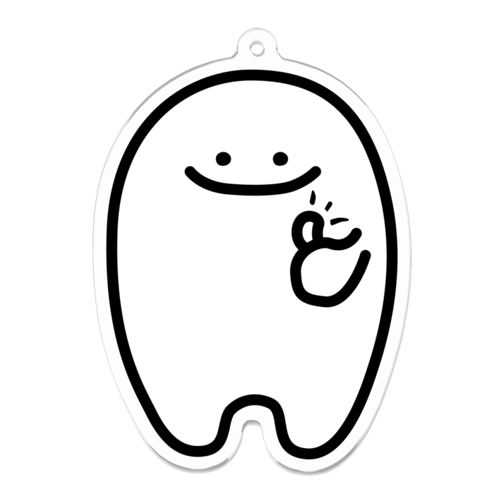アクリルキーホルダー - 70 x 70 (mm)