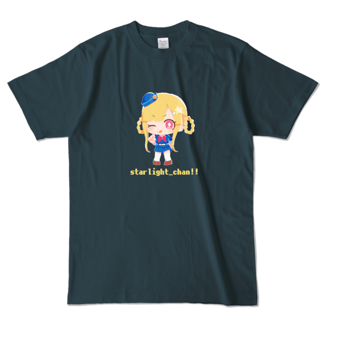 カラーTシャツ - L - デニム (濃色)