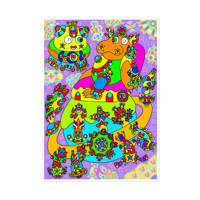 ステッカー - 160 x 160 (mm)