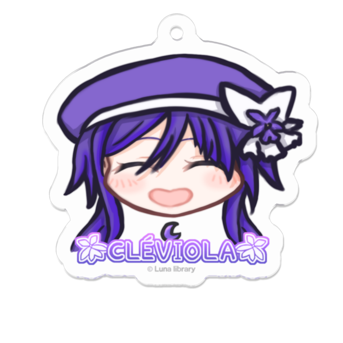 アクリルキーホルダー（コーティング） - 50 x 50 (mm)