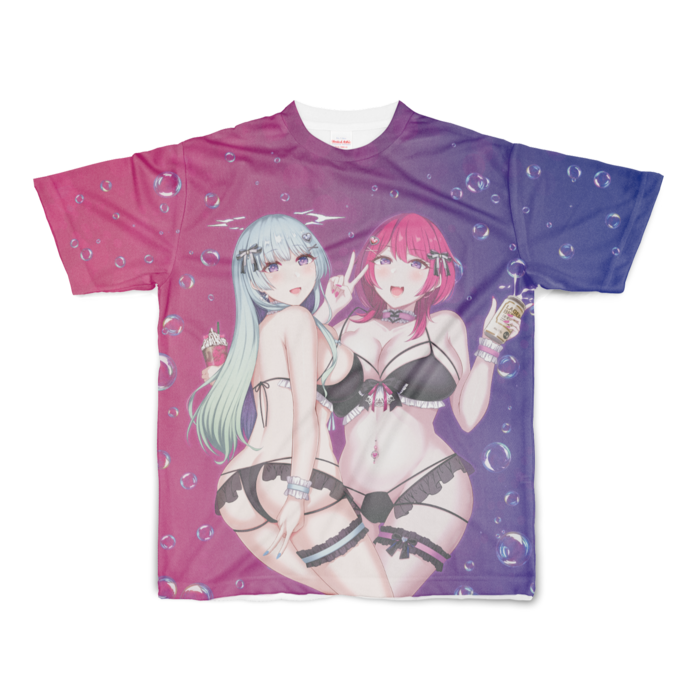 フルグラフィックTシャツ - S - 両面印刷