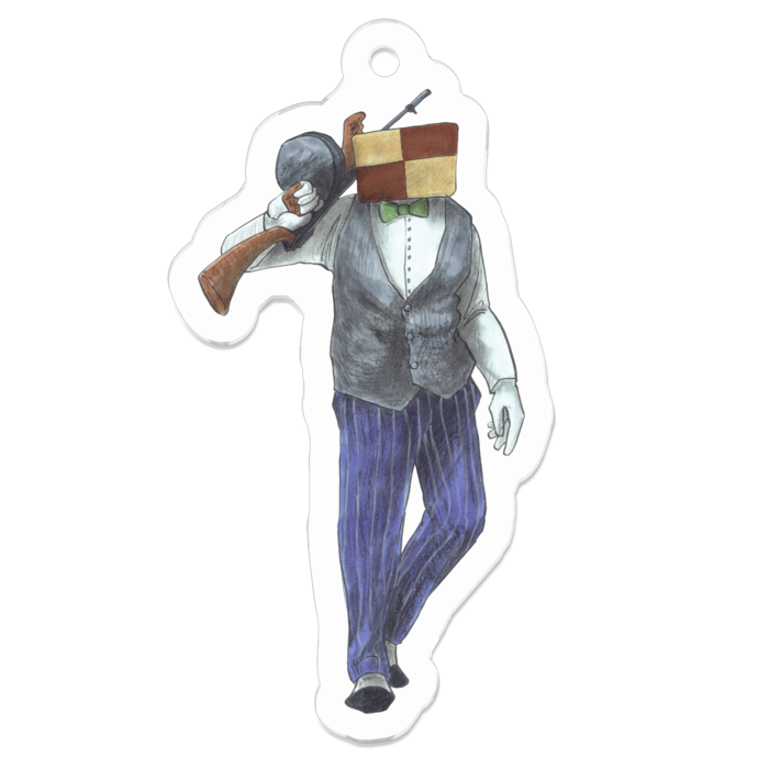 アクリルキーホルダー - 50 x 50 (mm)