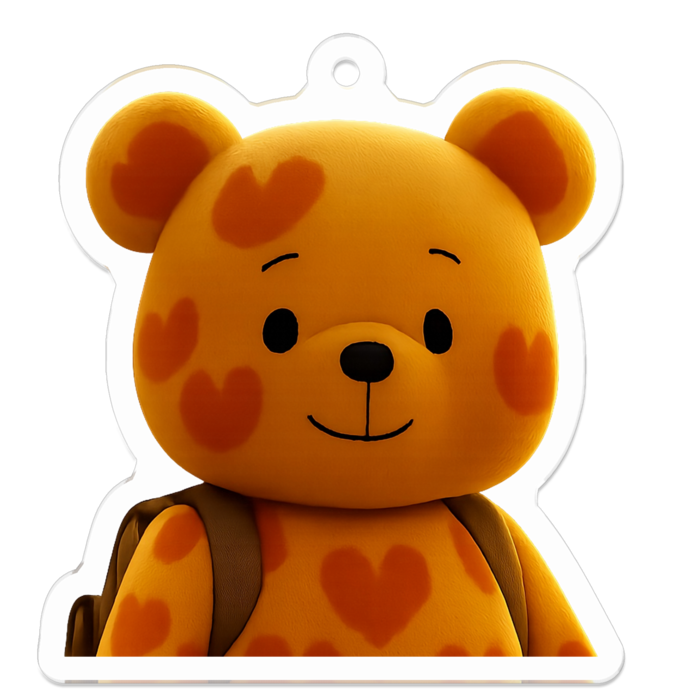 アクリルキーホルダー - 50 x 50 (mm)