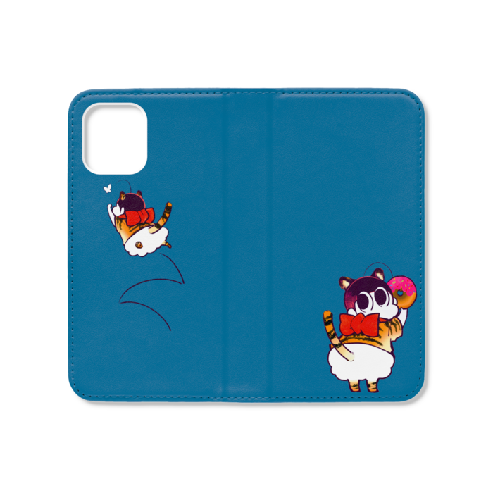 手帳型iPhoneケース（ベルトなし） - iPhone12 mini - ストラップ穴 なし