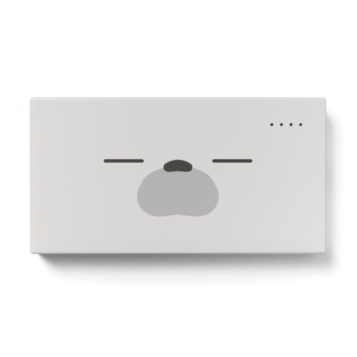 （ -ω- ）モバイルバッテリー - 123 x 65 (mm)