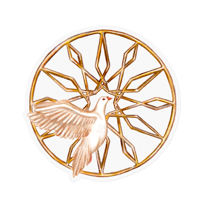 鳩 - 100 x 100 (mm)