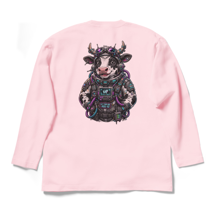 ロングスリーブTシャツ - L - ライトピンク(1)