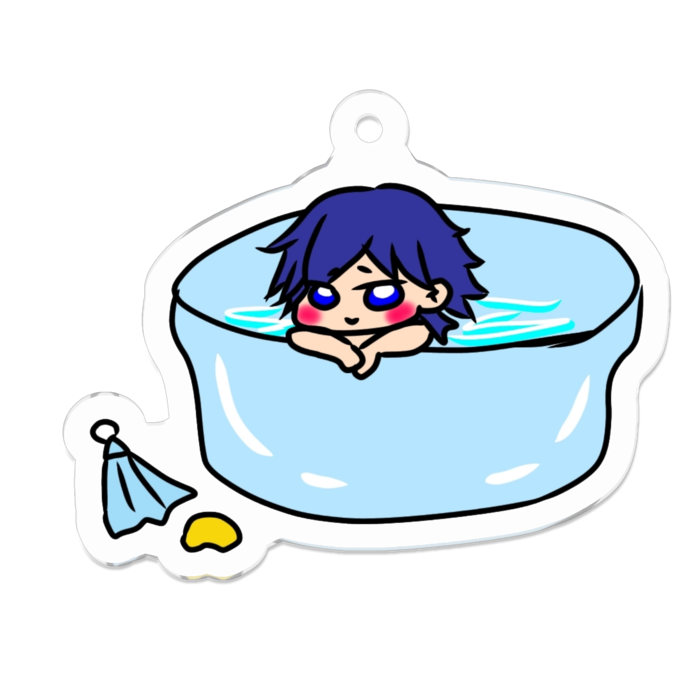 アクリルキーホルダー - 50 x 50 (mm)