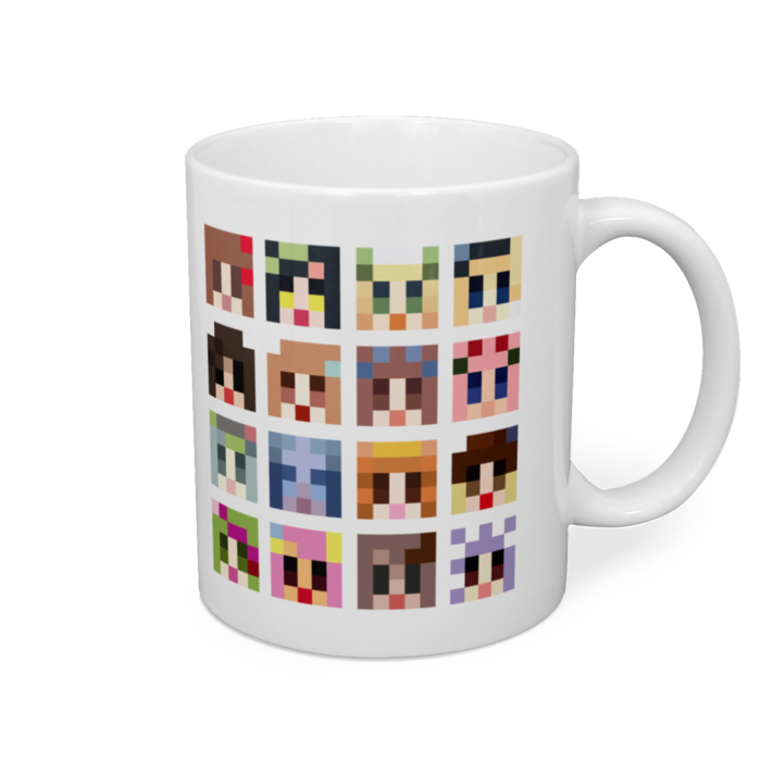 マグカップ - 直径 8 cm / 高さ 9.5 cm