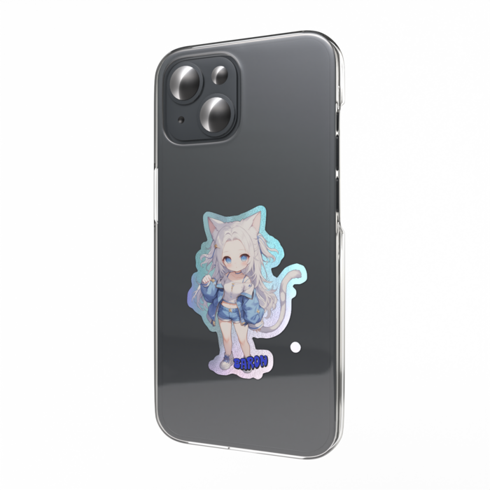 オーロラスマホステッカー - 縦