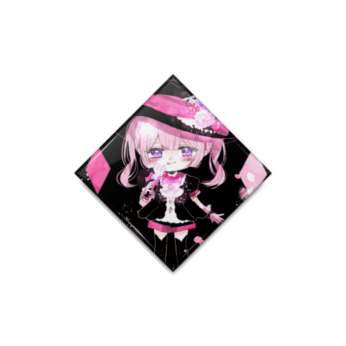 缶バッジ - ひし形40mm