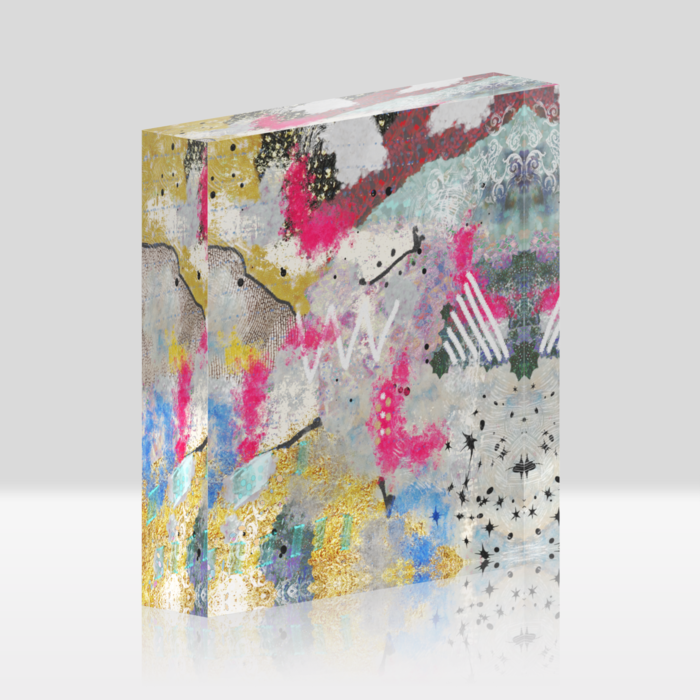 アクリルブロック - 100x100mm クリア