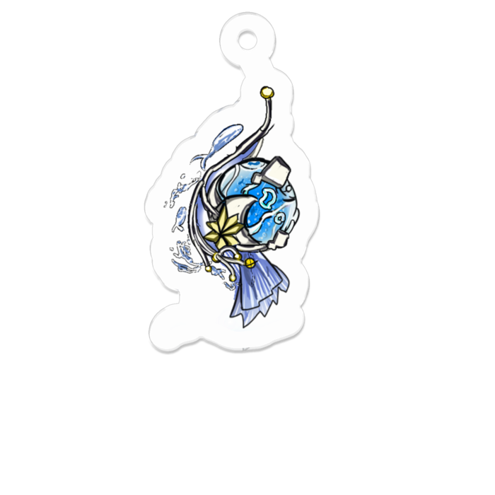 アクリルキーホルダー - 50 x 50 (mm)