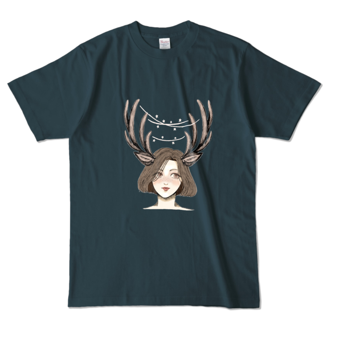 カラーTシャツ - L - デニム (濃色)