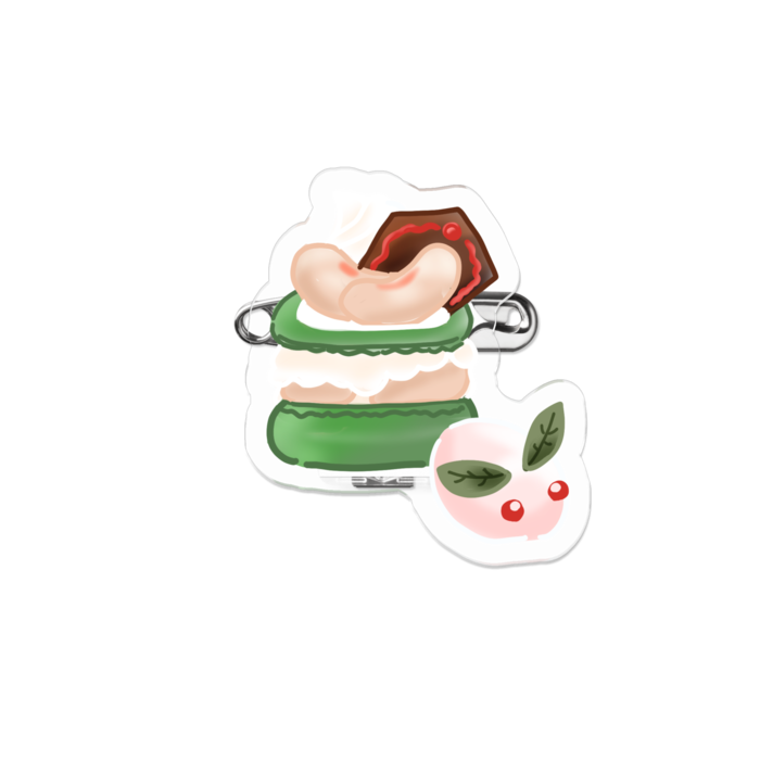 アクリルバッジ - 50 x 50 (mm)