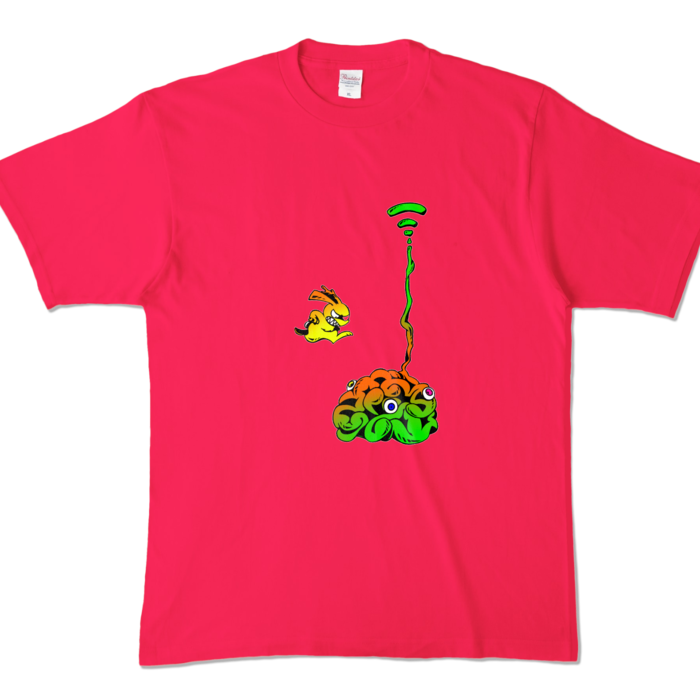 カラーTシャツ - XL - ホットピンク (濃色)(4)