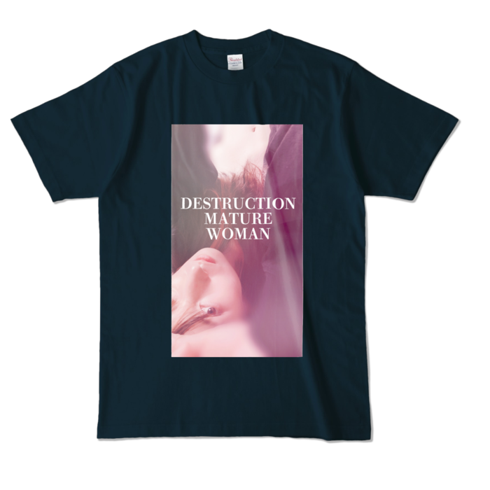 カラーTシャツ - L - ネイビー (濃色)
