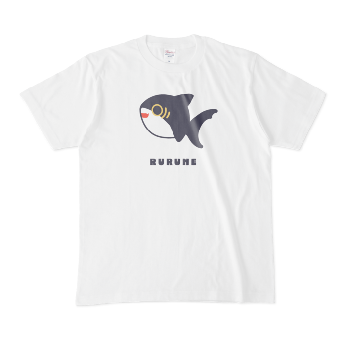 Tシャツ - M - 白【サメ】