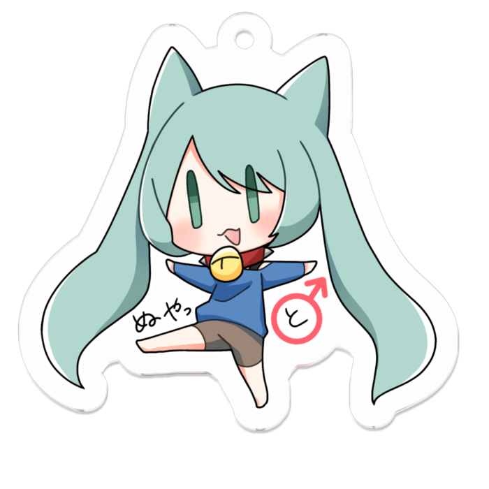 アクリルキーホルダー - 50 x 50 (mm)