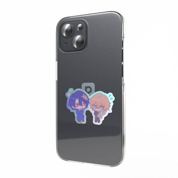 オーロラスマホステッカー - 縦