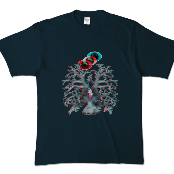 カラーTシャツ - XL - ネイビー (濃色)