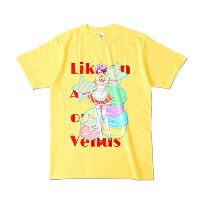 カラーTシャツ - L - イエロー (濃色)