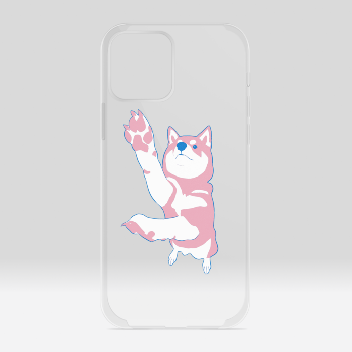 ピンク クリアiPhoneケース - iPhone12 / 12 Pro