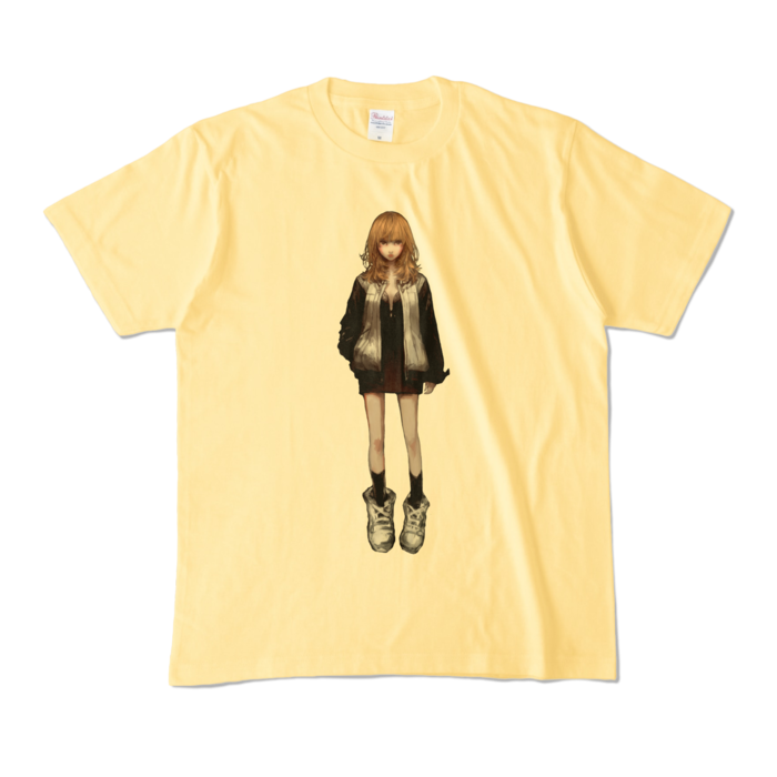 カラーTシャツ - M - ライトイエロー (淡色)