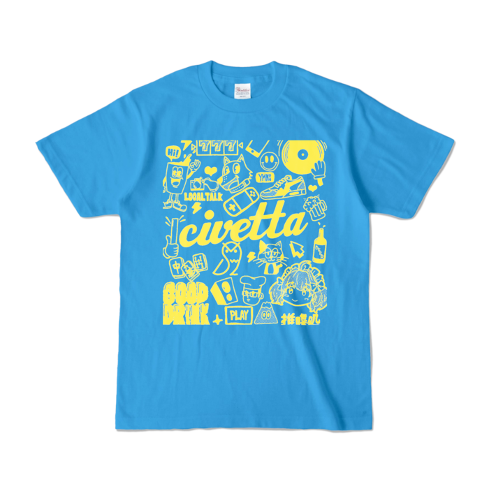 カラーTシャツ - S - ターコイズ (濃色)
