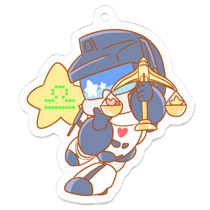 アクリルキーホルダー - 50 x 50 (mm)