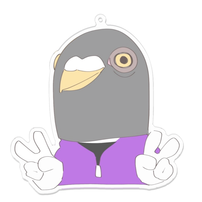 アクリルキーホルダー - 100 x 100 (mm)