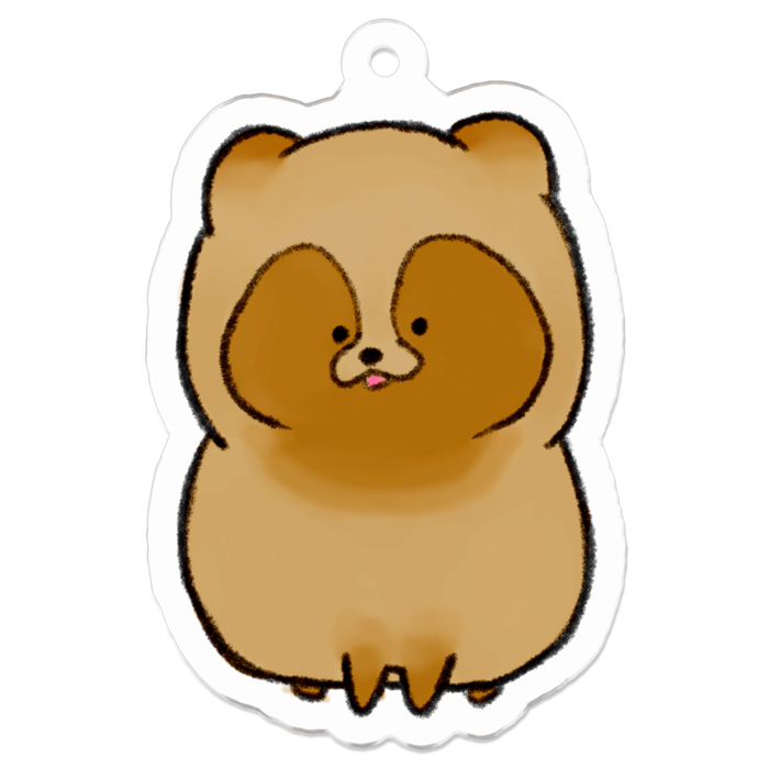 アクリルキーホルダー - 50 x 50 (mm)