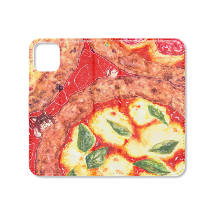 手帳型iPhoneケース（ベルトなし） - iPhone 11 - ストラップ穴 あり