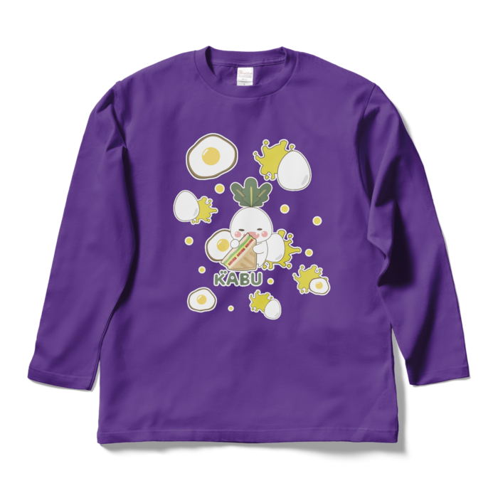 ロングスリーブTシャツ - L - パープル