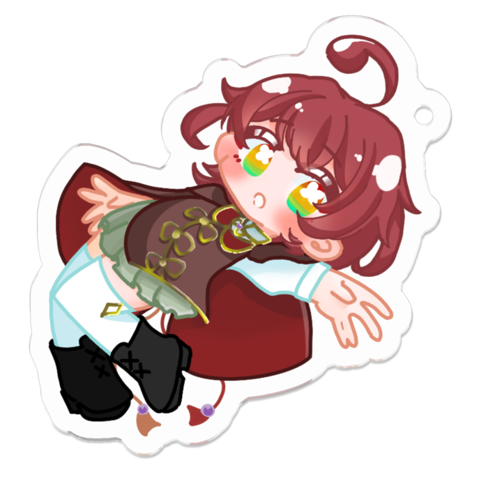 アクリルキーホルダー - 50 x 50 (mm)