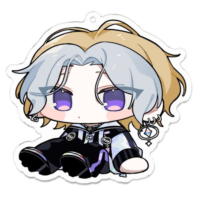 😐（座り） - 70 x 70 (mm)