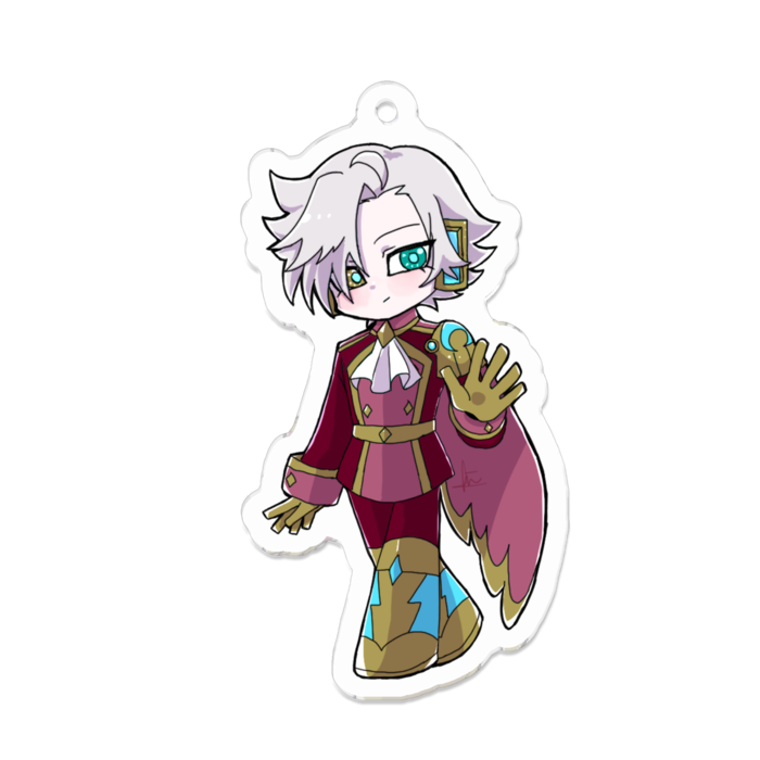 アクリルキーホルダー（コーティング） - 70 x 70 (mm)